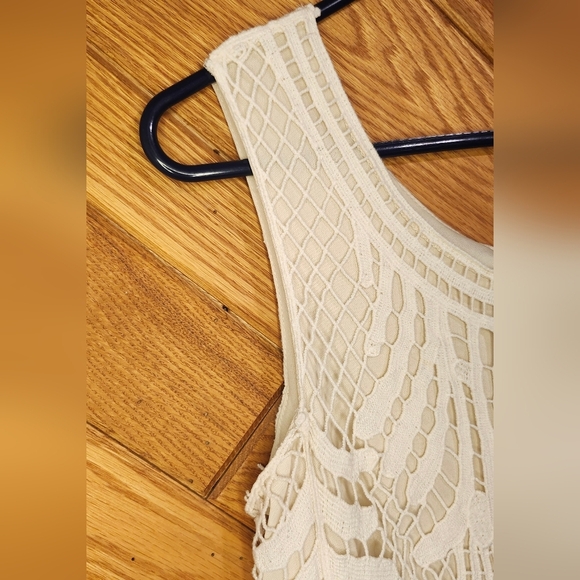 Christopher and Banks cream lace tank top size medium - Picture 2 of 10